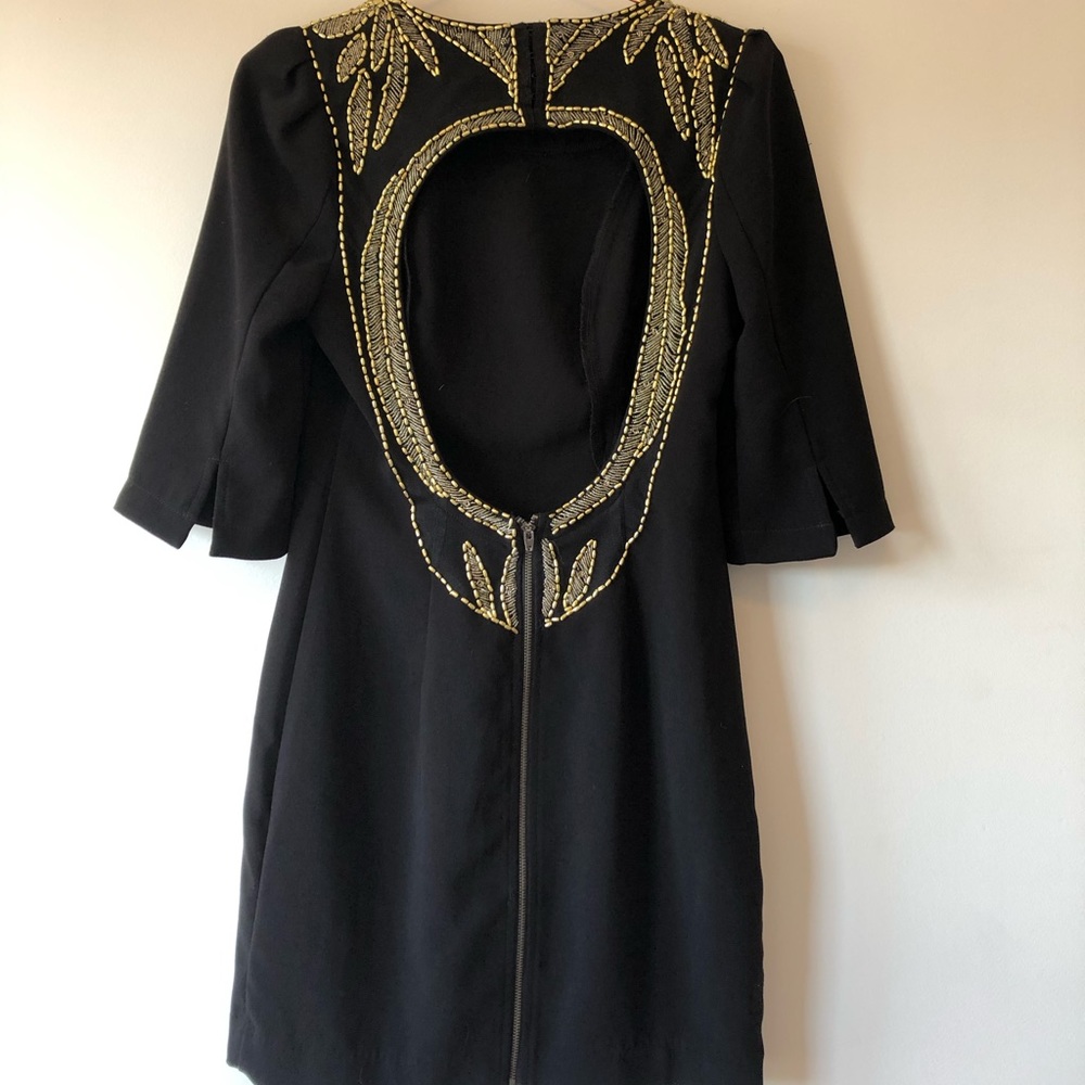 Urban Outfitters Beaded Open Back Dress
